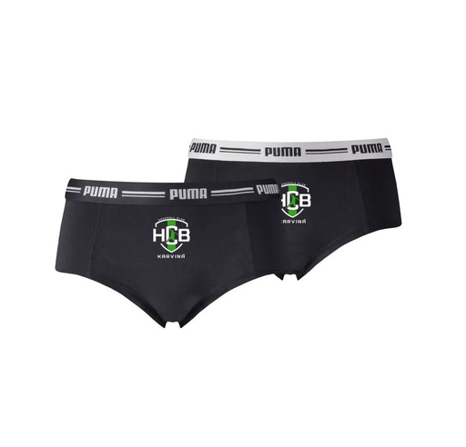 DÁMSKÉ KALHOTKY PUMA S LOGEM HCB KARVINÁ (2-PACK) | MINISHORTS